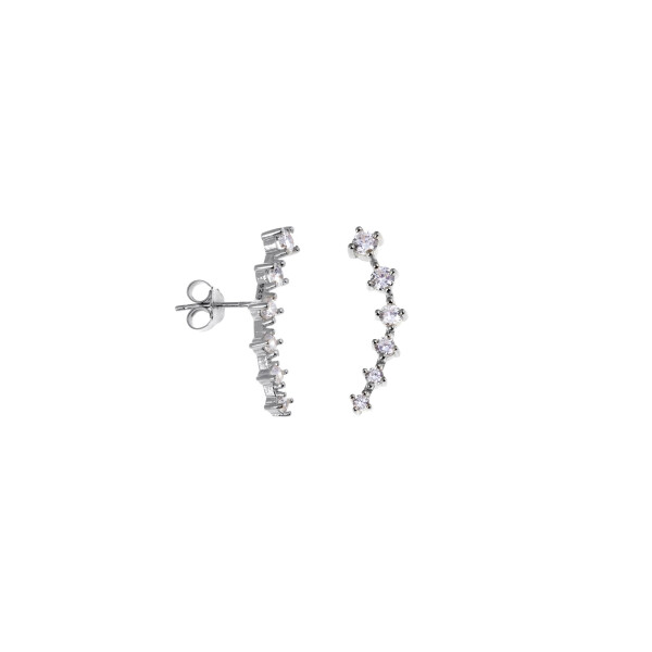 Brincos Ear Cuff - Zircónias