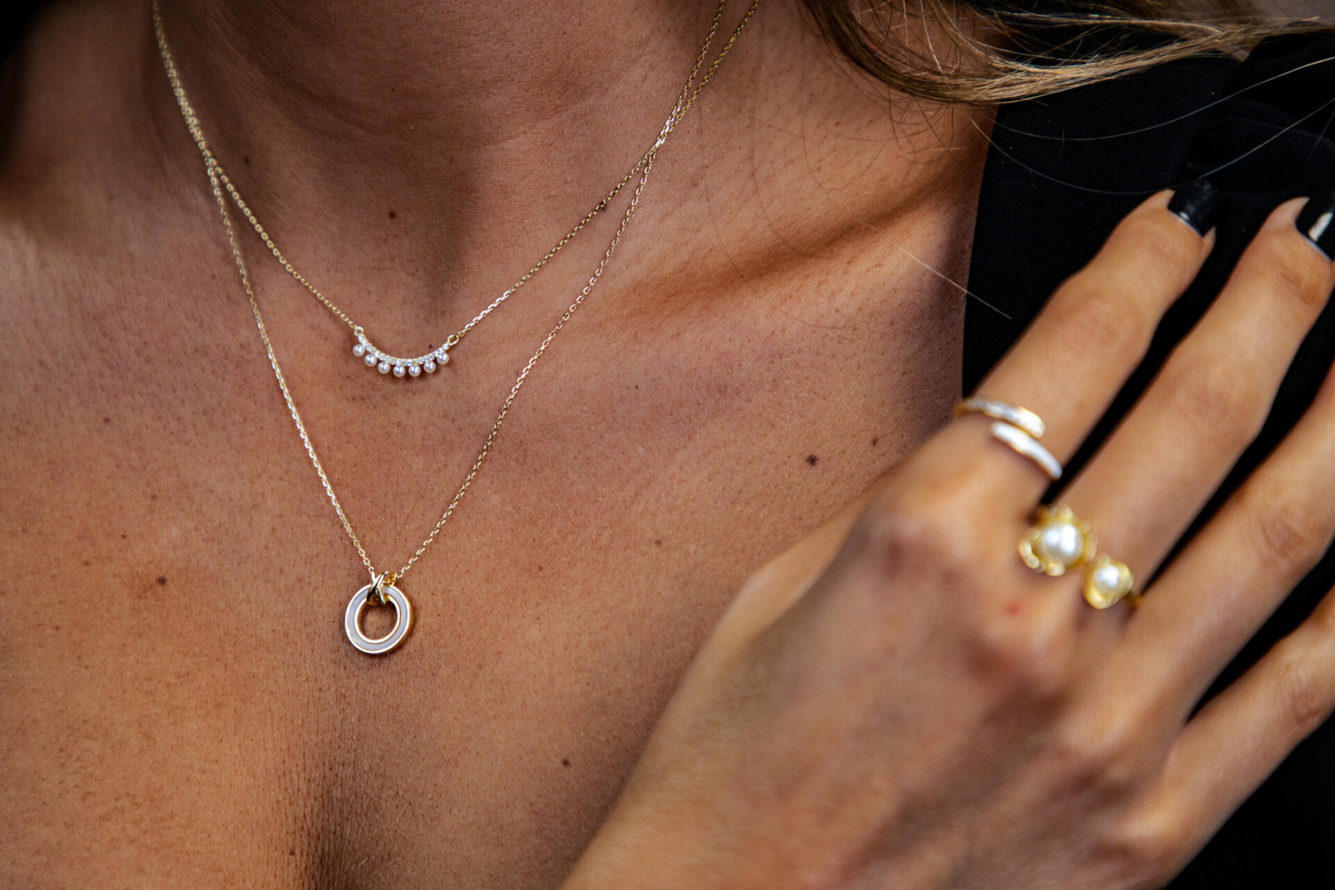 Pearl Band Necklace